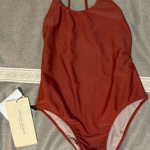 Adriana Degreas Women's Rust One-Piece Swimsuit